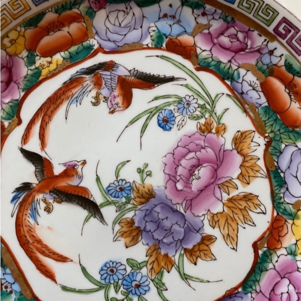Vintage Chinese decorative plate - Picture 3 of 5